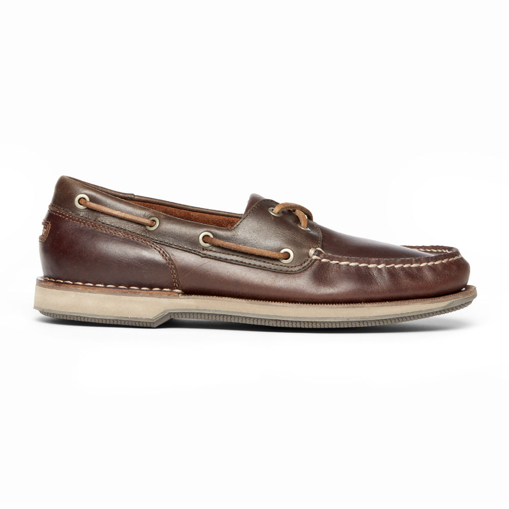 Sapatos De Vela Rockport Homem Marrom - Perth - 80369JQMD